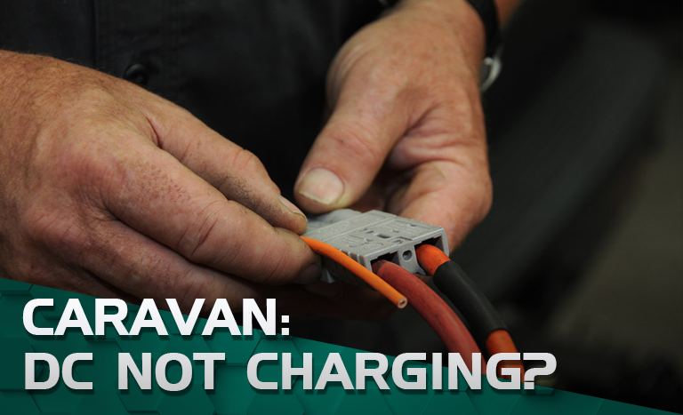 The DC Charger in my caravan isn’t charging properly