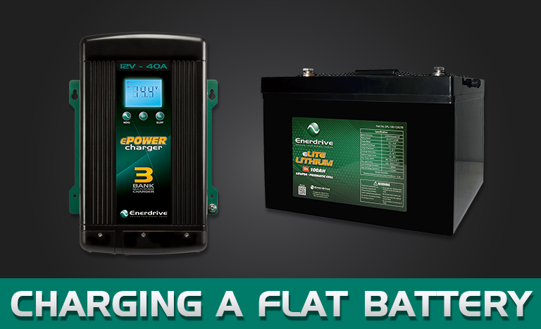 How to charge a flat battery with an ePOWER charger