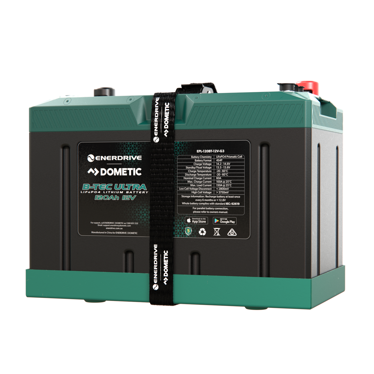 12V B-TEC Ultra IP67 Lithium Battery Range