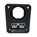 Panel Mount 50A Anderson Plug Holder and 1 Socket Hole