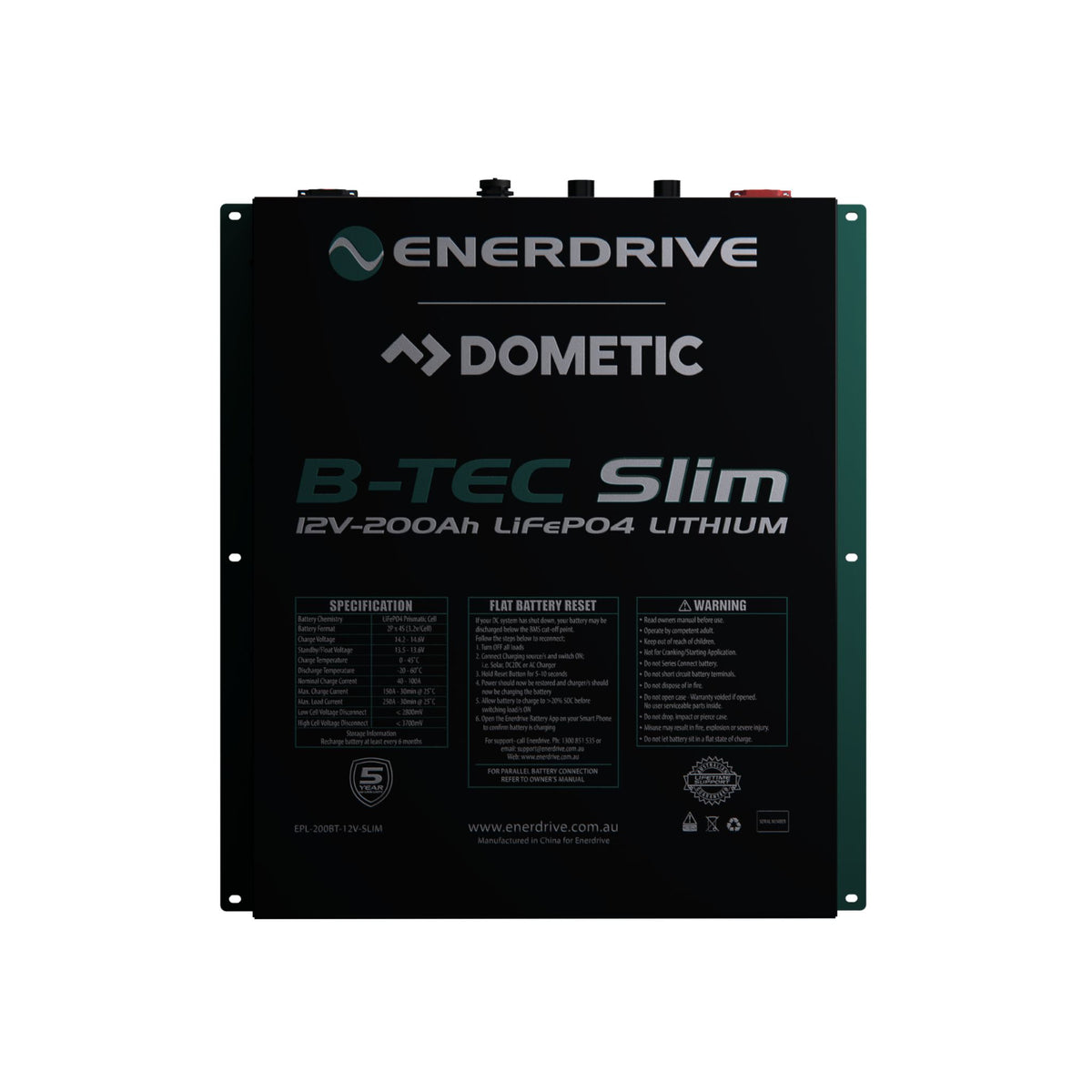 12V B-TEC Slimline Lithium Battery