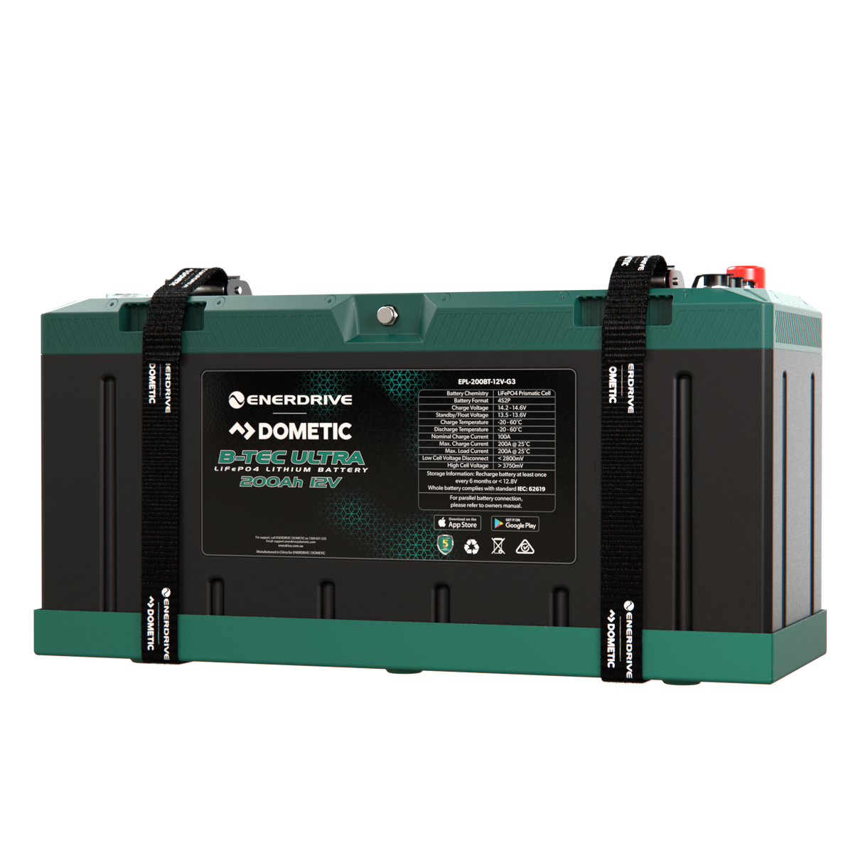 12V B-TEC Ultra IP67 Lithium Battery Range