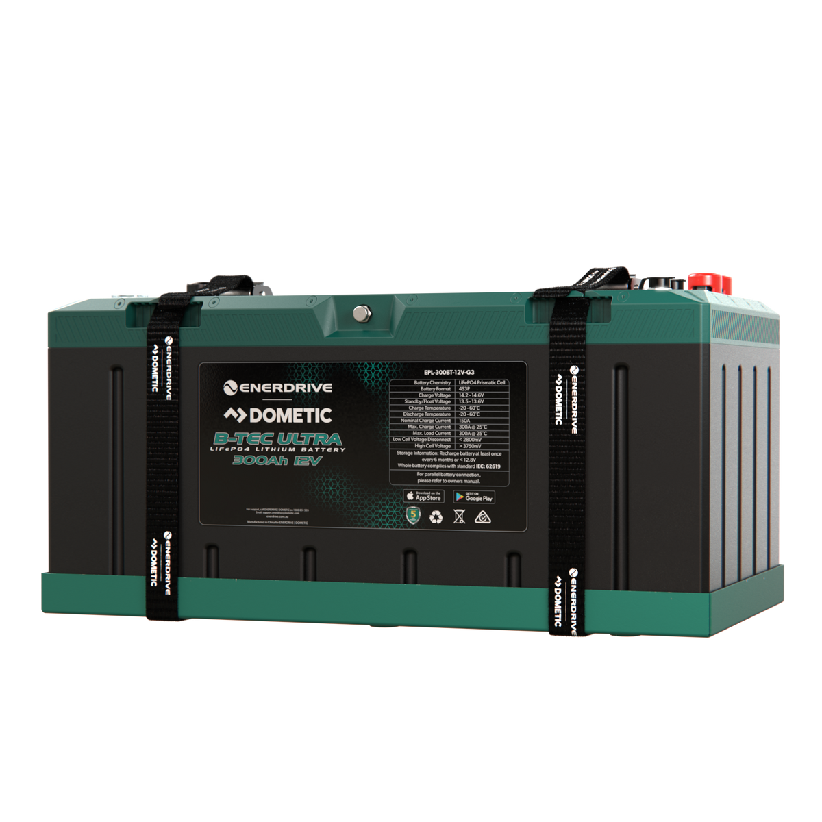 12V B-TEC Ultra IP67 Lithium Battery Range