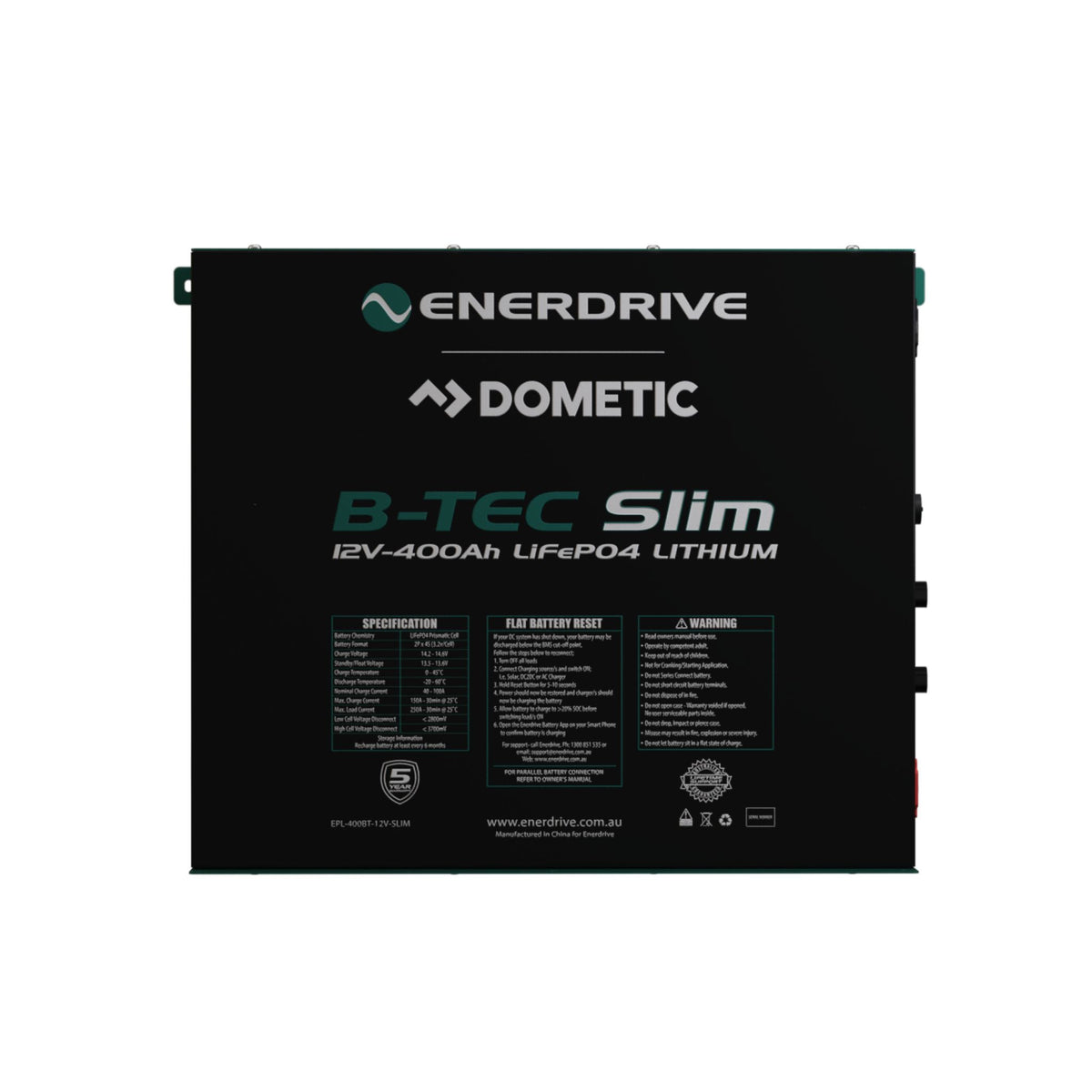 12V B-TEC Slimline Lithium Battery