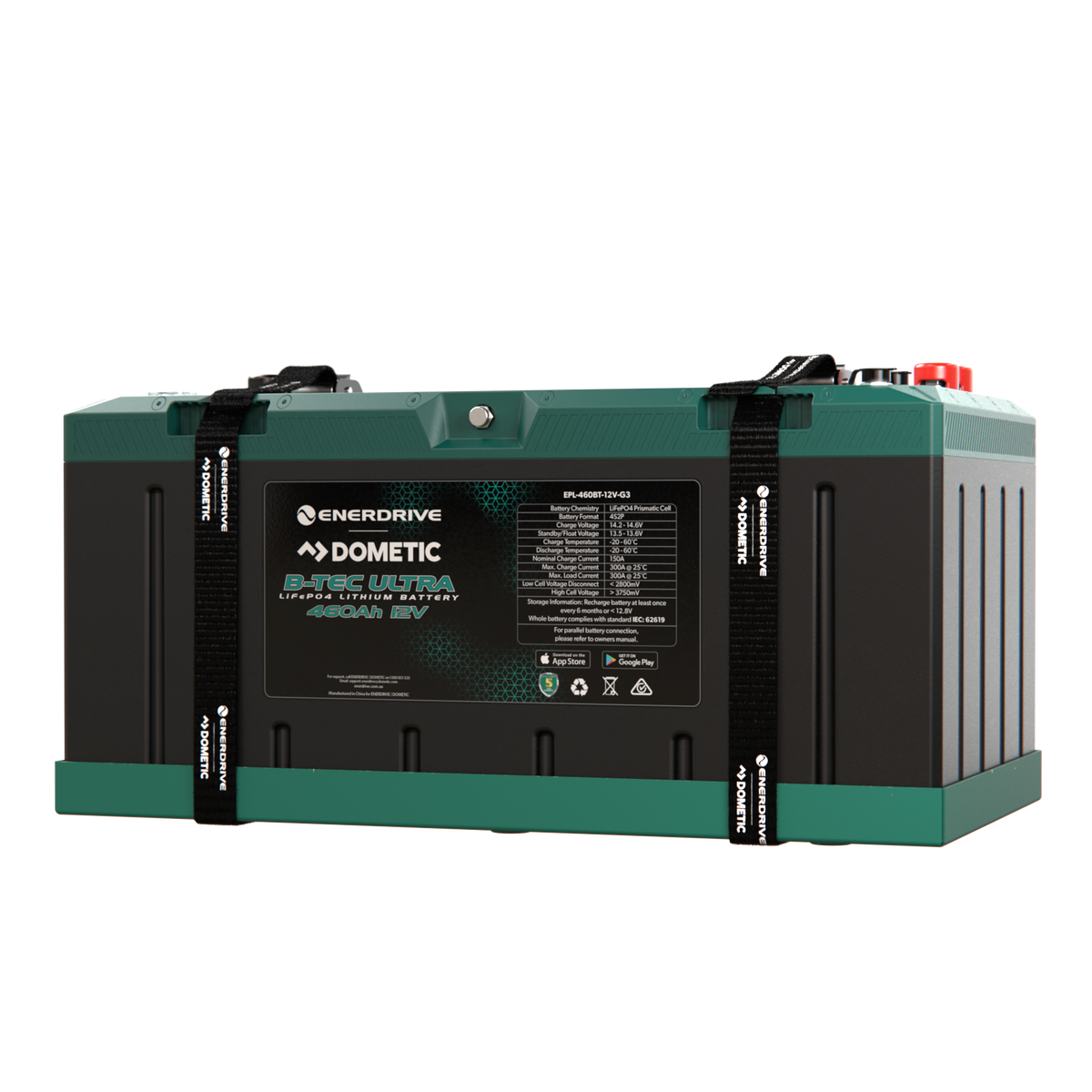 12V B-TEC Ultra IP67 Lithium Battery Range