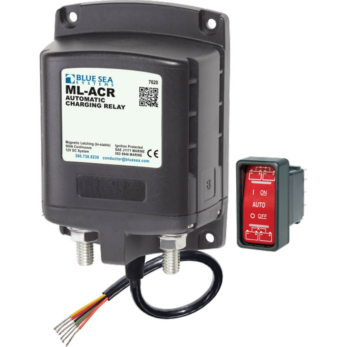 ML-ACR Automatic Charging Relay - 12V DC 500A