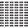 CZone Label Set WProof Keypad Marine
