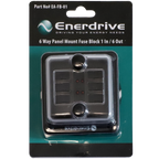 Fuse Block Rear Entry Panel Mount 1 In 6 Out with LEDs