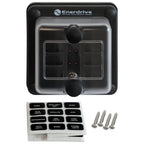 Fuse Block Rear Entry Panel Mount 1 In 6 Out with LEDs