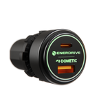 USB-A QC 3.0 36W & USB-C PD 60W Socket (Max 100W)