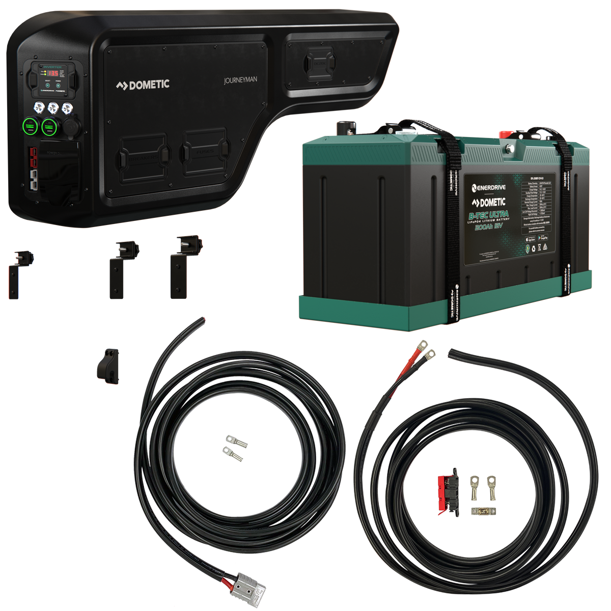 Dometic Journeyman Ute Tub Power System Bundle with 200Ah Battery