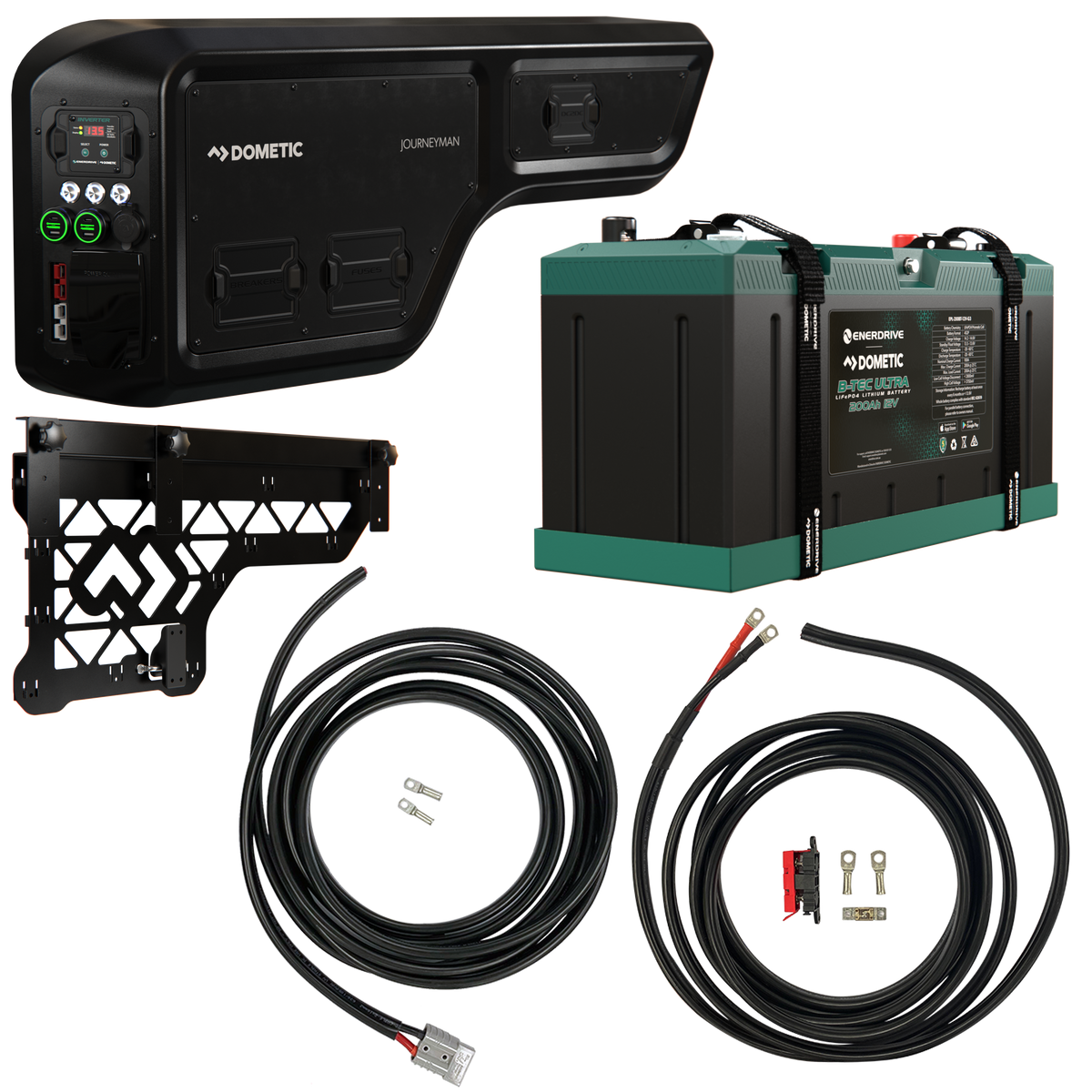 Dometic Journeyman Ute Tub Power System Bundle with 200Ah Battery