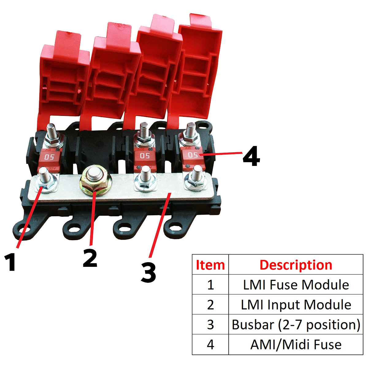 LMI "Little Block" Fuse Holder - I-B109-7046-4
