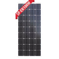 100W Fixed Mono Solar Panel (Silver or Black Frame) - Black