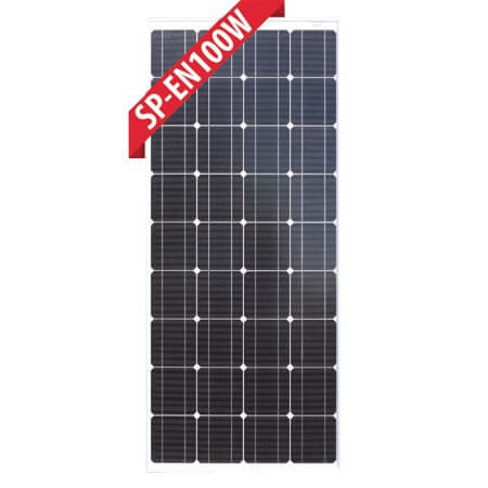 100W Fixed Mono Solar Panel (Silver or Black Frame) - Silver