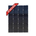 150W Fixed Mono Solar Panel (Silver or Black Frame) - Black