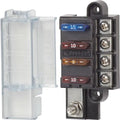 Fuse Block 4 Way Positive with Cover and Label Kit